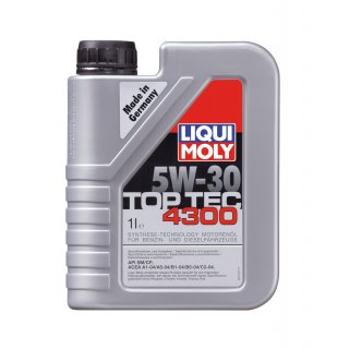 Liqui Moly Top Tec 4300 5 W-30 1 l Kanister Kunststoff