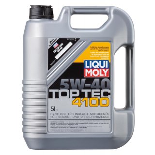 Liqui Moly Top Tec 4100 5W-40 Motorl 5 l Kanister Kunststoff