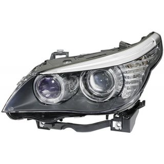 Hella Bi-Xenon right headlight BMW E60 E61 from 04.2007