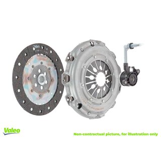 1x Valeo Clutch Kit with Central Slave Cylinder for Opel