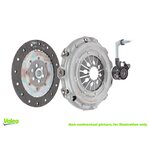 1x Valeo Clutch Kit with Central Slave Cylinder for Opel