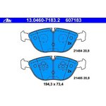 ATE Bremsbelge Bremskltze Vorderachse fr BMW E38 750i...