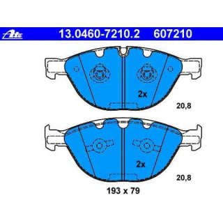 ATE Bremsbelge BMW e60 e61 e63 e63 e65 e66 e67 (fr 348mm Scheiben)