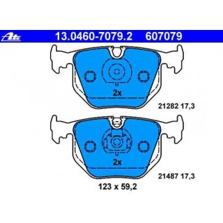 ATE Bremsbelge Hinterachse fr BMW e46 e38 e39 X3 e53 X5 e53 Z4 Z8