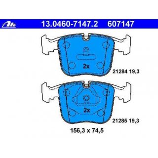 ATE Bremskltze Bremsbelge Vorderachse fr BMW E31 fr Bremssttel mit 1 Kolben