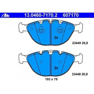 ATE Bremsbelge Vorderachse fr BMW X5 4,4i 4,6is & 4,8is