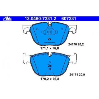 ATE Bremsbelge VA fr BMW X5 & X6 E70 - E72