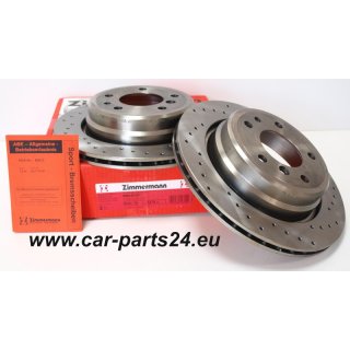 Zimmermann Sport rear brake discs BMW e34 300x20mm for BMW e34 540i M5