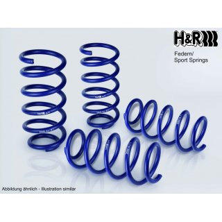 H&R Tieferlegungsfedern 30/0mm fr BMW e39 V8 535i & 540i mit Luftfederung hinten