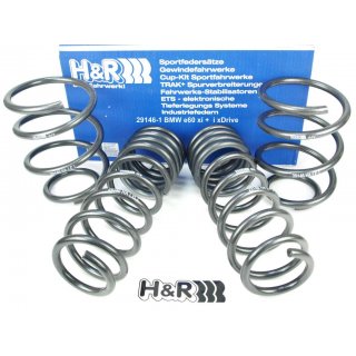 H&R Lowering Springs 35mm BMW E60 525xi 525i xDrive 530xi 530i xDrive