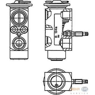 Mahle Behr Premium Line Expansionsventil Klimaanlage fr BMW E60 E61 E63 E64