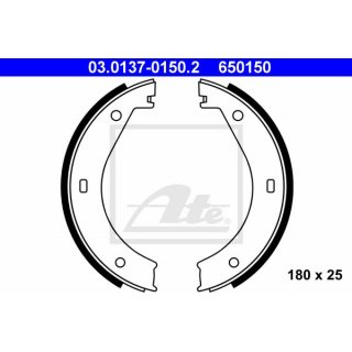 ATE brake shoe set for park brake BMW e36 M3 e28 e24 e34 e32 e38