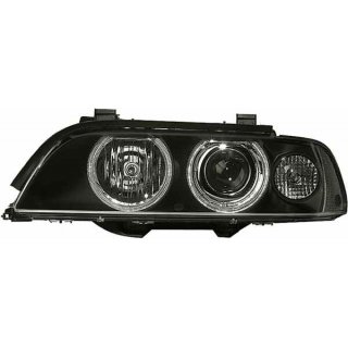 Hella left Xenon Headlight, white turn indicator for BMW e39 from 09.2000