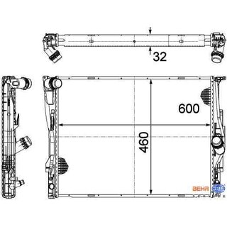 MAHLE Premium Line Khler fr BMW E81 - E88 E90 -  E93 mit Schaltgetriebe