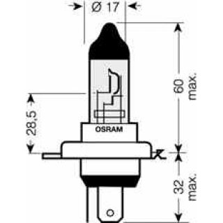 Osram H4 - Glhlampe Cool Blue