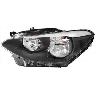 Hella left halogen headlight for BMW 1 series F20 F21 to buildyear 03.2015