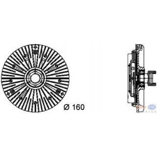 Mahle Behr Viscokupplung Lfterkupplung fr BMW E46 E39 E38 E65 E53