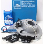 ATE front brake set for BMW E34 with 302x12mm brake discs...