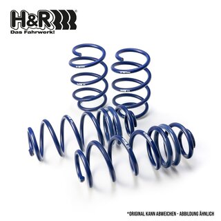 H&R 25/40mm Lowering Springs Set for Seat Ibiza IV from 861kg Front Axle Load