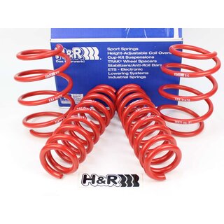 H&R lowering springs for BMW 3er 31 45mm F33 30/20mm Lowering Front Axle load up to 920kg