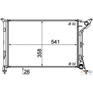 Wasserkhler von Hella Behr fr Mini R50- R53 One / Cooper