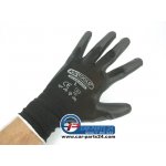 Work gloves, fine knit gloves, rubberized, size XL