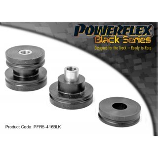 2 x Powerflex PFR5-416BLK Black Serie Rear Shock Absorber Upper Mounting Bush