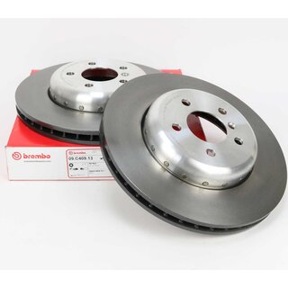 Brembo front brake disc (two-piece discs line) 348x30 BMW F10 F11 F18