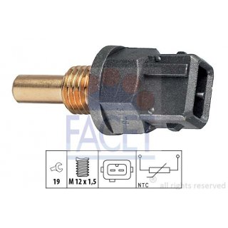 Temperature sensor for coolant water for BMW M50 B20 e36 320i e34 520i