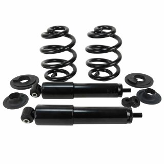 2x reinforced springs + 2x reinforced Shock Absorber rear axle to 1490 kg Axleload for Volkswagen VW T4