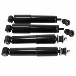 4 x Gas pressure shock absorber Front + Rear Axle...