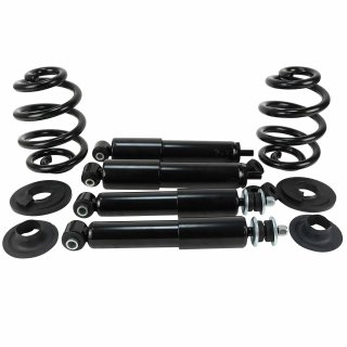 2x reinforced springs + 2x reinforced Shock Absorber rear axle to 1490 kg Axleload for Volkswagen VW T4