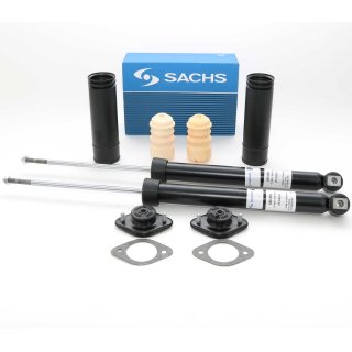 2 x Sachs shock absorber + top mount + protection kit rear axle for BMW E36 E46