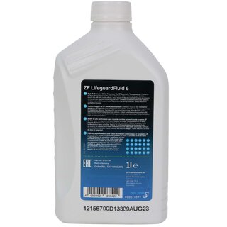 ZF Lifeguard Fluid 6 automatic transmission oil 1l bottle for ZF 6HP gear boxes