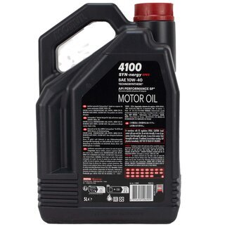 5 Liter Motul 10w40 4100 SYN-Nergy Spec