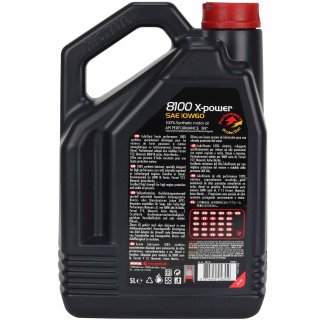 Motul 8100 X-POWER 10W60 Motorl 5 Liter