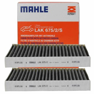 MAHLE KNECHT 2er Set Innenraumfilter Microfilter Pollenfilter fr BMW G30 G31 G32 G11 G12 G14 G15 G16 G05 G06 G07