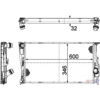 Khler fr BMW E90 - E93 Diesel Schalter 2,0 - 3,0d