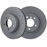 Zimmermann Sport drilled front brake disc 324x30mm for...