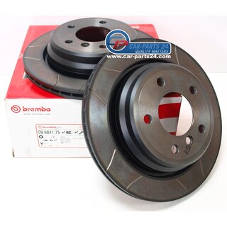 Brembo MAX Sport rear brake discs 298x20mm for BMW e39