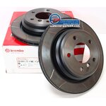 Brembo MAX Sport rear brake discs 298x20mm for BMW e39